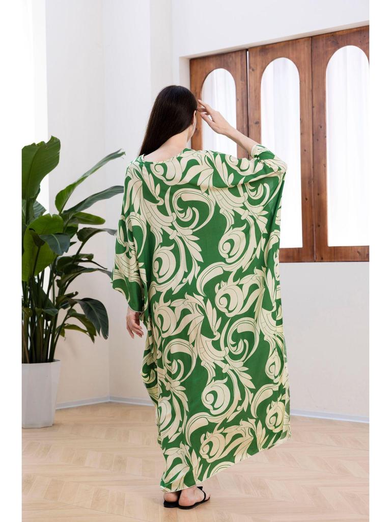 Rayon Handmade Knitted Beach Cover-Up, Plus Size, Long Robe, Bikini Sun Protection, 16 Colors Available