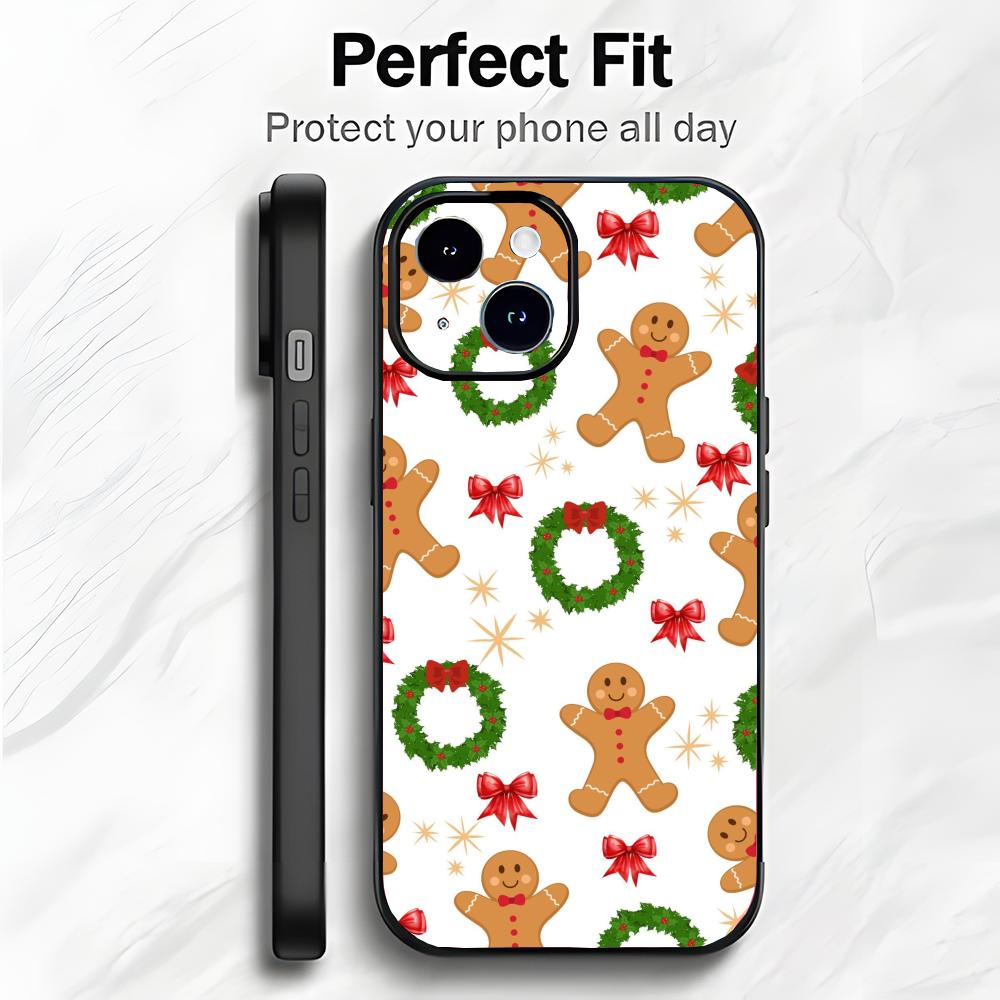 Merry Christmas Festive Design Art Phone Case Phone Case Soft Packaging Lightweight For iPhone17 16 15 14 13ProMax