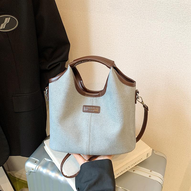 Premium Handbag Women's 2025 New Trendy Fashion Commuter Shoulder Bag Casual Versatile Messenger Bucket Bag