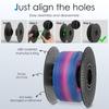 2 pièces de bobine de filament 3D réutilisable détachable, bobine creuse haute résistance et haute température pour PLA, PETG, ABS pour P1S/P1P/A1/A1 Mi