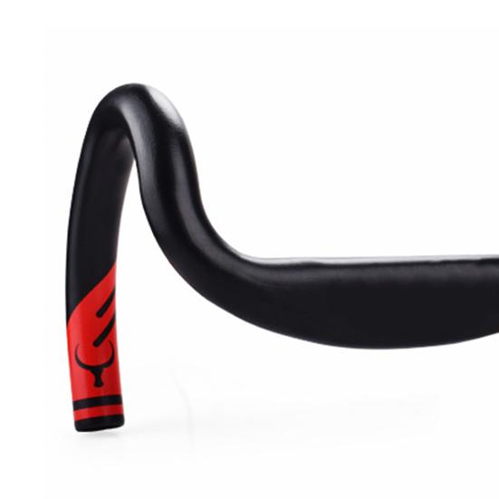 31.8x420mm Universal Bike Handlebar Aluminum Alloy Bent Bar for Outdoor Sports