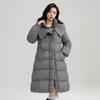 Large lapel long cotton clothes, women's loose version, winter cold jacket, multi-colored women's clothing, available in mixed batches in stock.