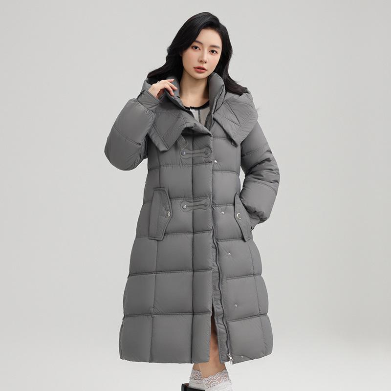 Large lapel long cotton clothes, women's loose version, winter cold jacket, multi-colored women's clothing, available in mixed batches in stock.