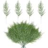 10/50pcs Artificial Plant Plastic Pine Needle Green Tree Festival Party Decor Home Courtyard Accessory Scrapbook Box Table Decor