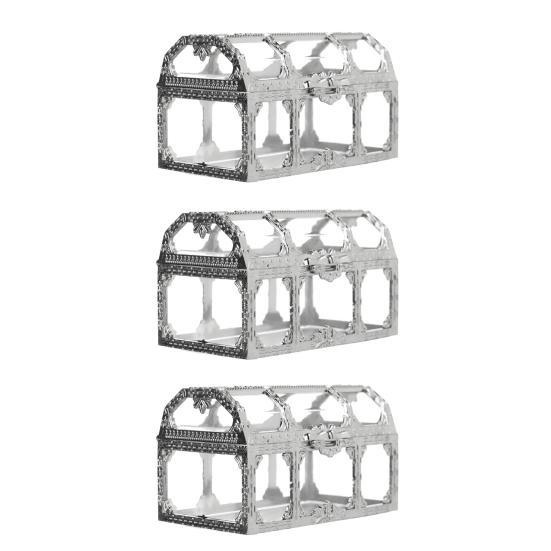 Retro Plated Candy Box Vintage Style Treasure Chest Wedding Party Sweet Container for Candies Cookies Chocolates Macarons Jewelry Small Gifts