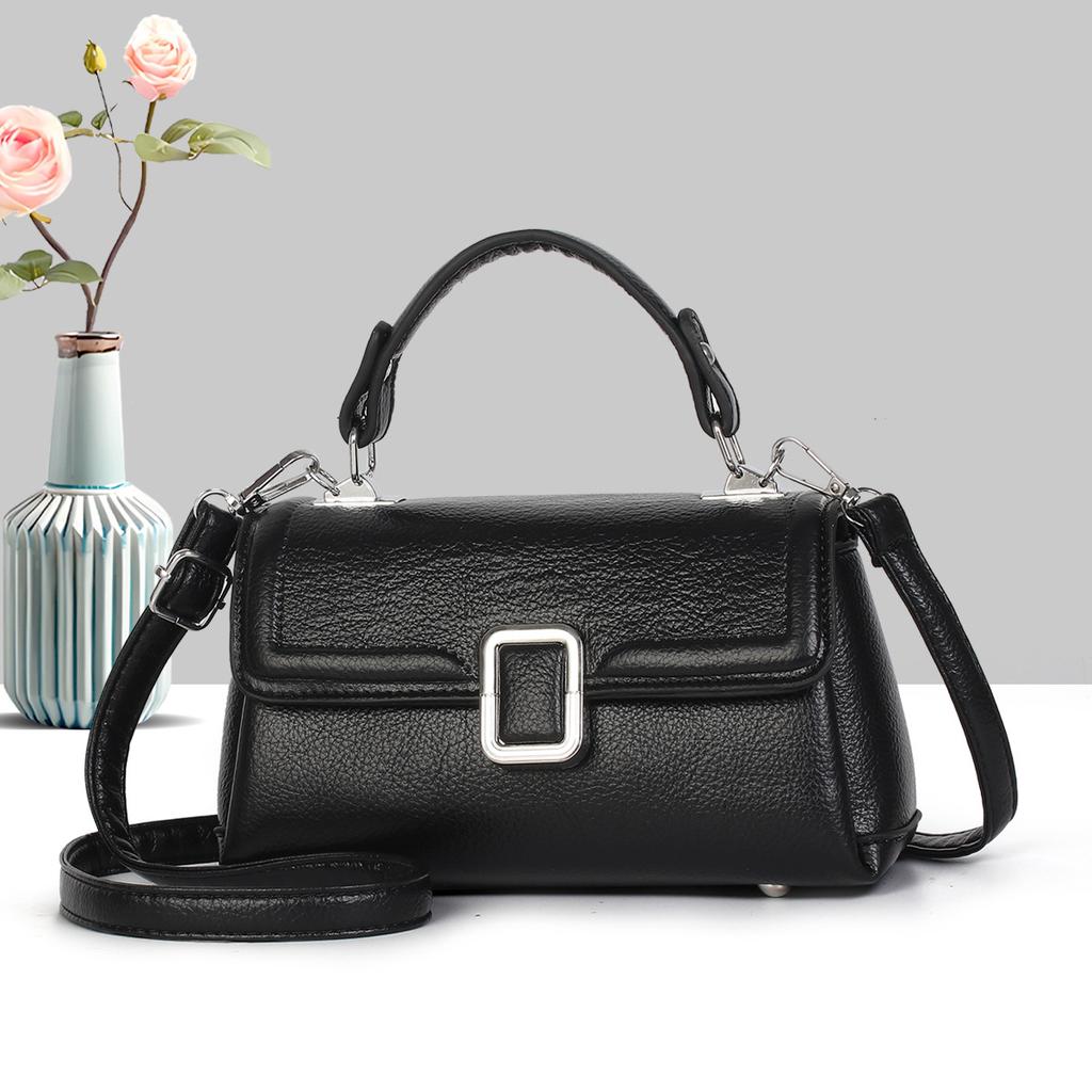 Retro High-end Portable Small Square Bag Women's 2025 New Niche Design Fashionable and Versatile Commuter Shoulder Messenger Bag