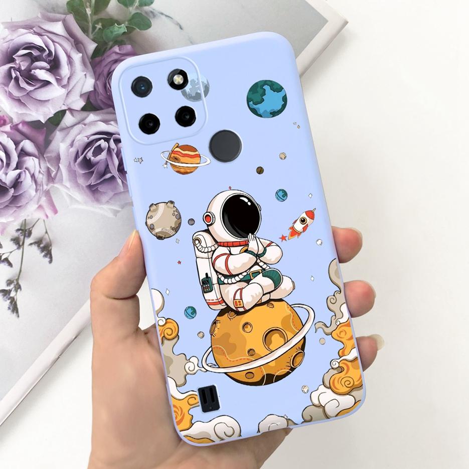 For Realme C21Y Case Realme C25Y Stylish Candy Painted Cover Soft Silicone Phone Case For Realme C21 C 21 Y C25Y RealmeC21 Shell
