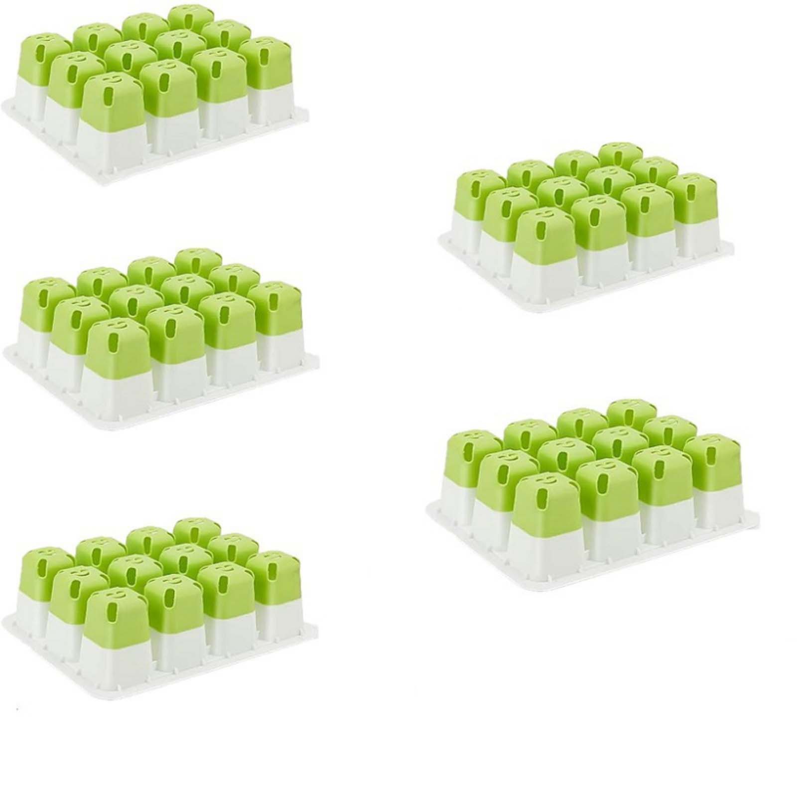 

Reusable Seed Starter Trays with Humidity Dome for Seedling Germination and Propagation Suitable for Indoor Gardening and Hydroponics One Size зелёный