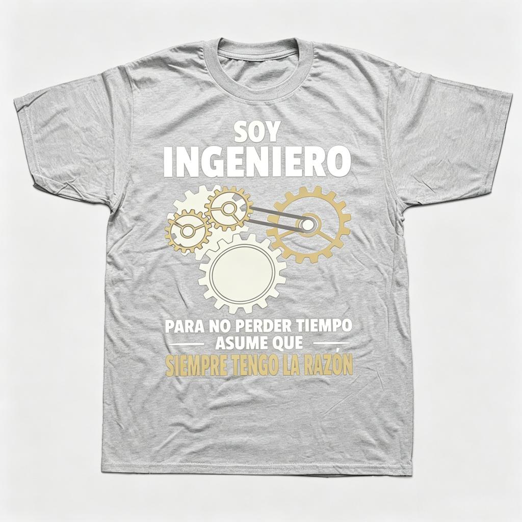 Im An Engineer So Im Always Right T Shirt Funny Spanish Jokes Engineers Gift Tshirts Summer Casual 100 Cotton Unisex Tops