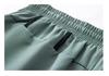Unisex Quick-Dry Fake Two-Piece Summer Sports Shorts, Anti-Exposure, Running Three-Quarter Style