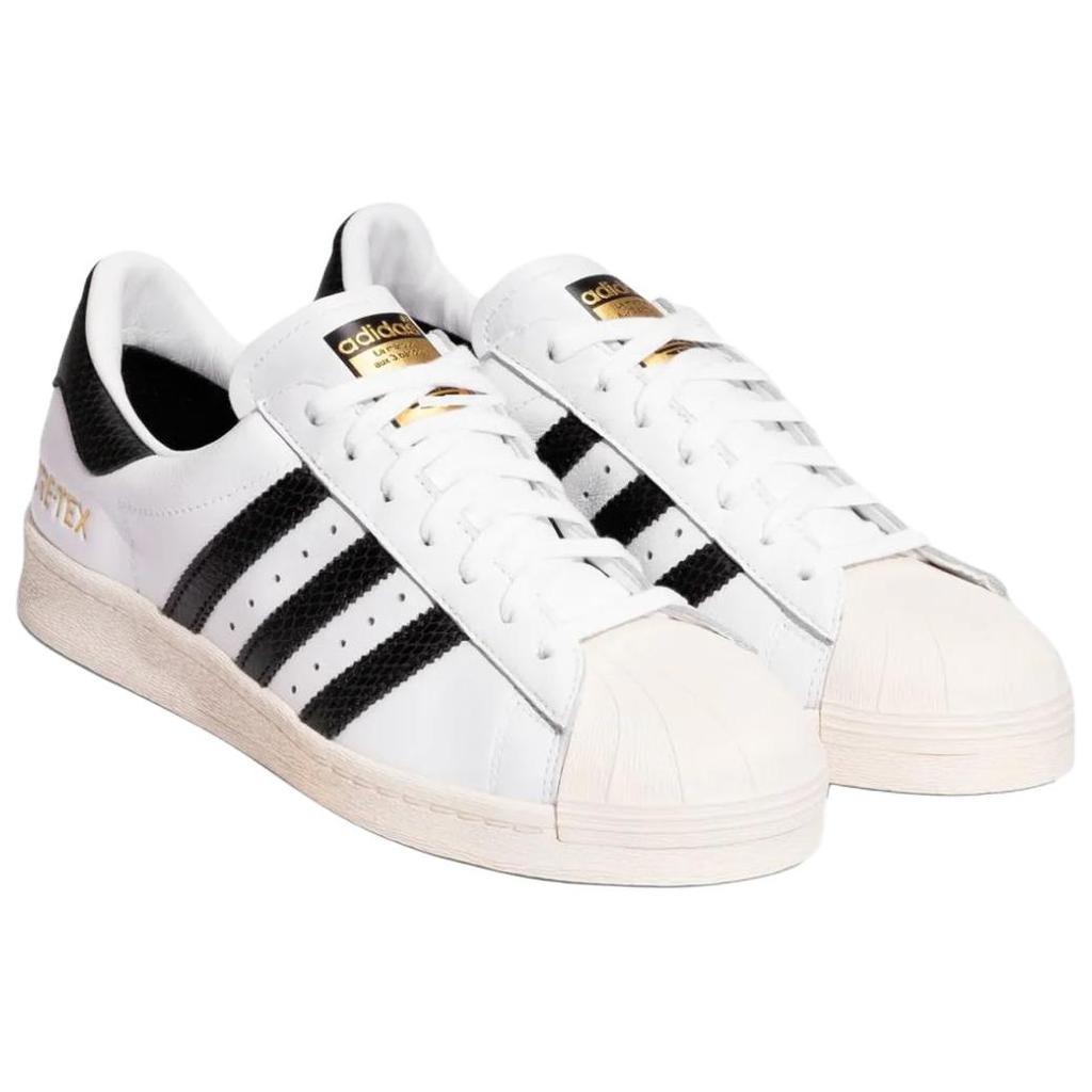 Atmos x adidas Superstar 82 GORE-TEX Weiß Schwarz Unisex Sneaker JR7446