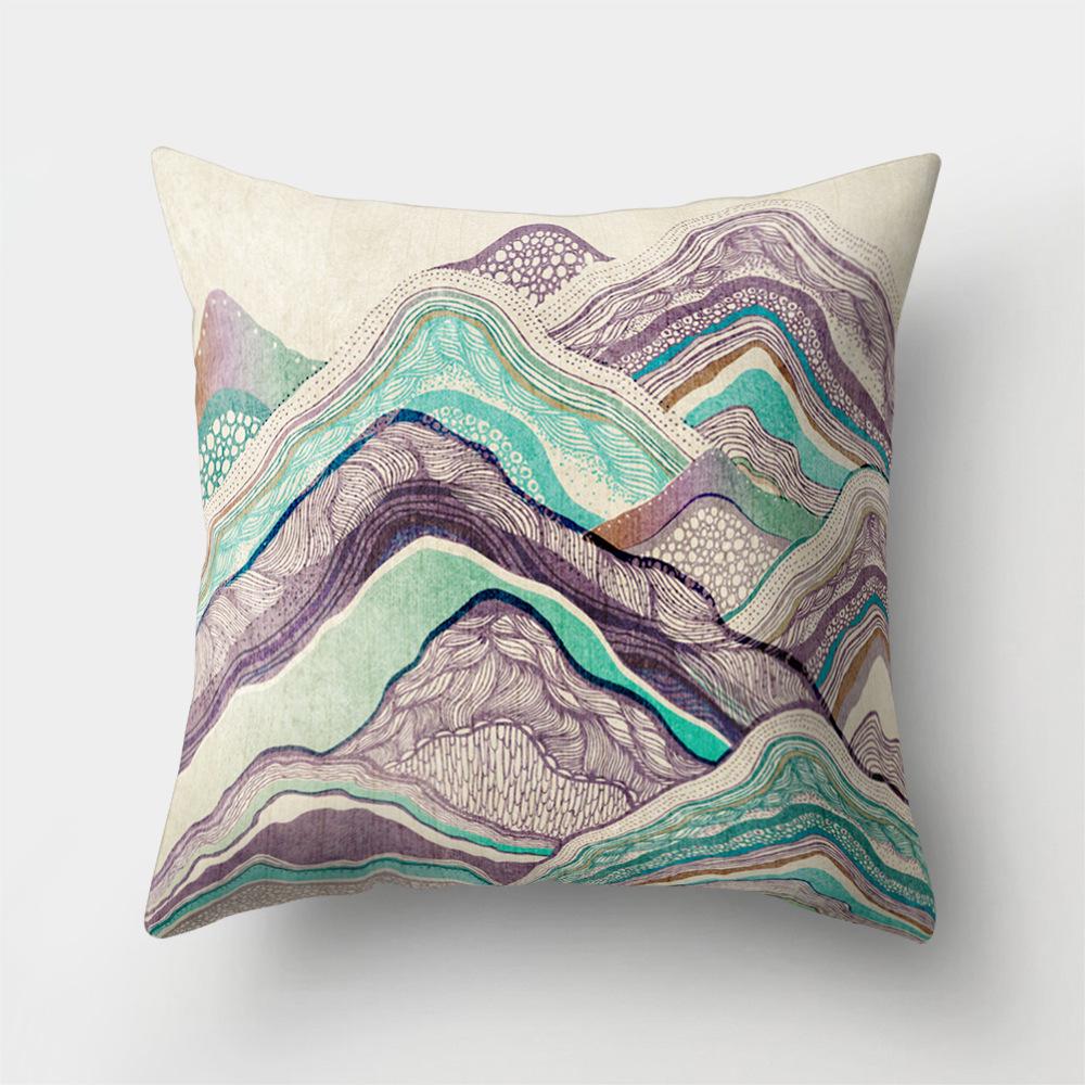 Corrugated Pillowcase Sofa Pillowcase Creative Home Car Cushion Office Pillowcase