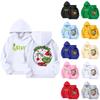 Felpe Carine Per Bambini Adolescenti Felpe Trendy Preppy con Cappuccio Magliette Oversize a Maniche Lunghe Vestiti Per Bambini