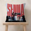 1Pc Ayrton Tacing Driver Senna Cushion Cover Inches Farmhouse Decor Home Throw Pillow Covers For Couch Decorations