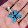 Blue Chalcedony 925 Solid Sterling Silver Pendant, Handmade Gemstone Pendant Jewelry, Gifts For Wife Brand New Pendant