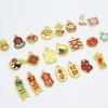 Ancient Gold Cloisonné Enamel Pendant for DIY Bracelet & Necklace Crafting