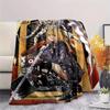 1Pc Death Note Anime Print Flannel Blanket High Quality Warm Comfortable Cover for All Seasons Perfect for Gifts Home Decor
