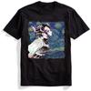 Japanese Anime Female T Shirt Funny Demon Slayer Black Graphic Top Streetwear Punk Kimetsu