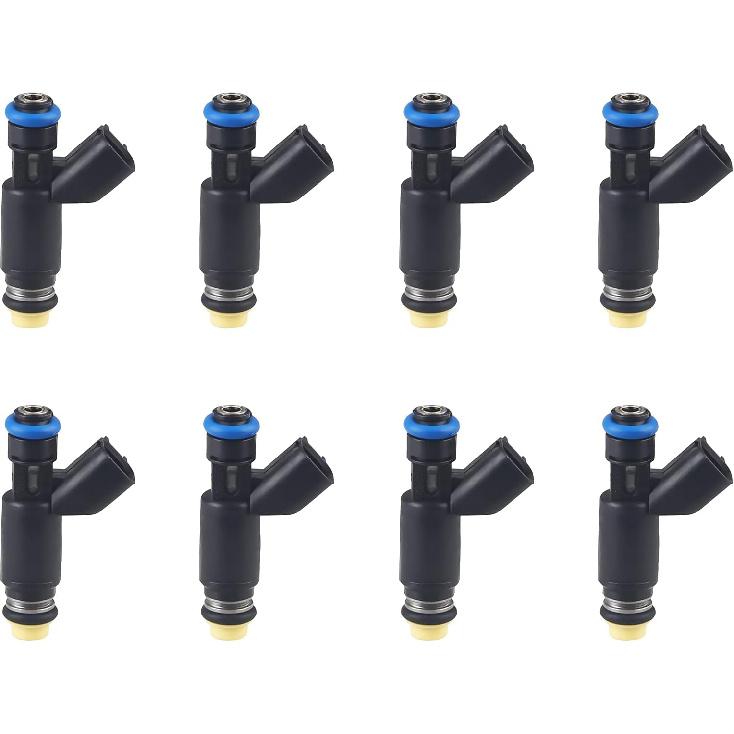 JDMON Fuel Injectors Compatible with Chevy Silverado 1500 2500 3500 Tahoe Express GMC Sierra 1500 2500 3500 Yukon Savana 4.8L 5.3L 6.0L 2001-2006