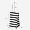 10pcs pink striped tote bag holiday gift packaging snack packaging bag