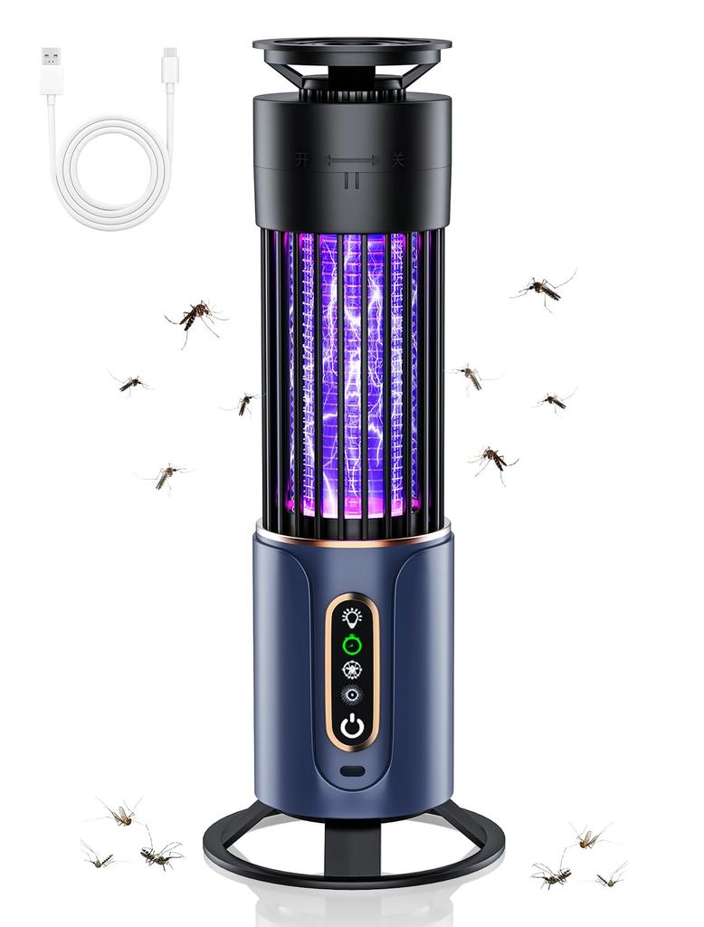 Mosquito Control Rechargeable Electric Insect Killer with Timing Function Killer Light LED Light 2000mAh Large Electric Mosquito Insect UV Light