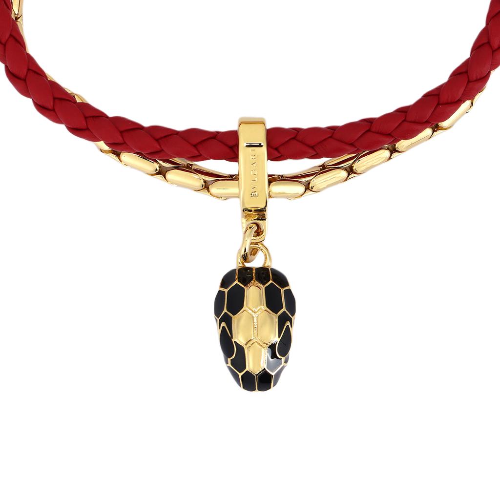 Bvlgari Logo Design Armband Damen Armbänder Rot 294704