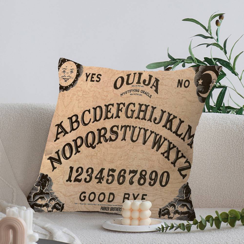 

Ouija board pillow cover sofa cushion cover home room decoration children gift 12x12Inch