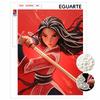 DIY Pearl Art Painting Mulan Heroic Home Wall Decoration Pearl Gemstone Painting Pictures Crafts Home Decoration