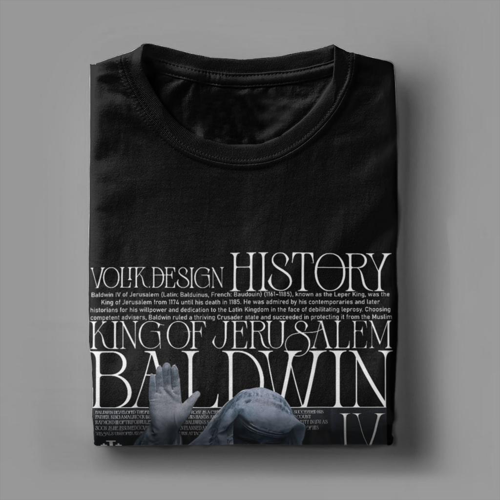 Sliver Mask King Baldwin IV Meme T Shirt Beach Harajuku TShirts Unisex Cotton O Neck Plus Size XL Tees ShortSleeve Tshirt