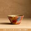 Creative Retro Pastoral Style Ceramic Bowl Hand-painted Flower Household Breakfast Bowl Soup Bowl Underglaze Color Chinese Tableware Jingdezhen