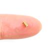 Micro Copper Worm Gear OD2.4mm Width 3.5mm Hole 0.98mm Wormwheel W2.4x3.5-1A 0.2M Pinion