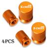 Car Wheel Tire Valve Caps Tyre Stem Covers Airdust Waterproof Accessories For Suzuki SX4 S Cross