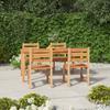 Day and Night - Day and Night 5-piece Garden Dining Set Solid Teak Wood