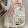 Schoolbag Japanese New High-value, Fresh and Sweet, College-style Pain Bag, Lightweight and Large-capacity Backpack for Junior High School Students