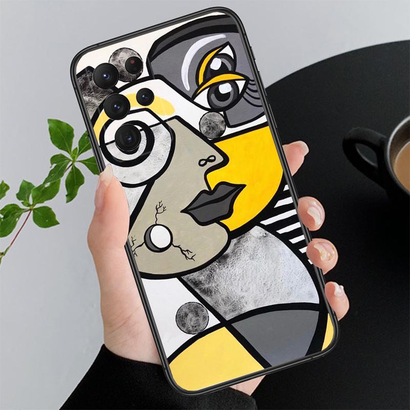 Picasso Abstract Art Paint Phone Case For Samsung Galaxy A52S A04S A21S A33 A23 A13 A14 A32 A52 A53 A54 A51 A71 M51