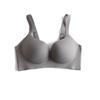 Traceless Big Breasts Show Small Bras, Thin New Glossy Upper Support Side Push, High-end Temperament Elegant Gathering Cloud Underwear
