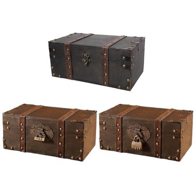 Fashionable Decorative Wood Storage Case Retro Styles Organizers for Jewelry and Storage Solution In Elegant Color