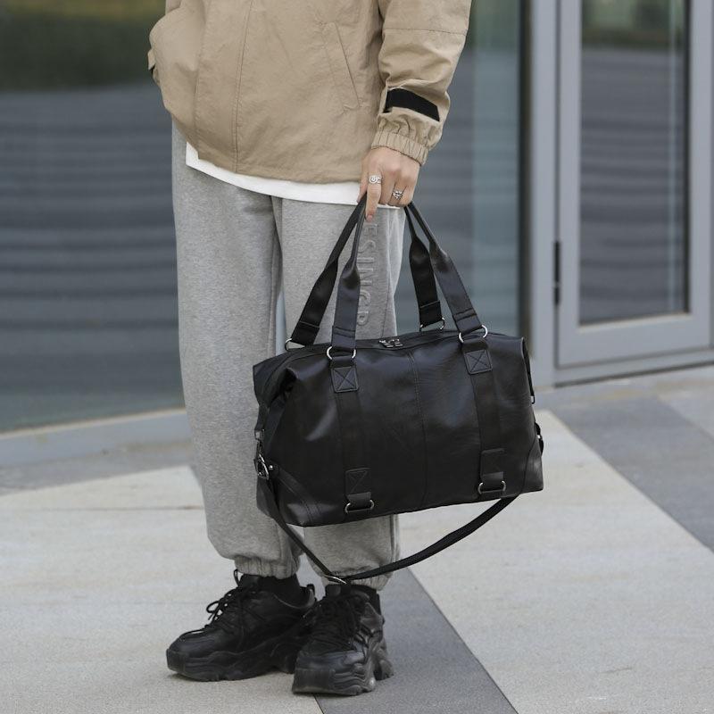 Travel bag Men's handbag Large capacity business travel bag Travel bag Business short-distance luggage bag Oblique span fitness bag