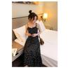 Women's French-Style Slimming Floral Camisole Dress - Summer Waist-Cinching Fairy Design