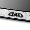 DAD Garson D.A.D Mirror Type Quilted White [HA626-01-04] Rearview Mirror, Room Mirror, Anti-Glare Mirror, Wider Field of View, Shatterproof, Car Acces