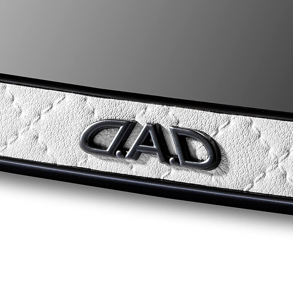 DAD Garson D.A.D Mirror Type Quilted White [HA626-01-04] Rearview Mirror, Room Mirror, Anti-Glare Mirror, Wider Field of View, Shatterproof, Car Acces