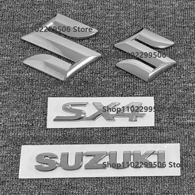 ABS Silvery For SX4 Logo Emblem Accessories
