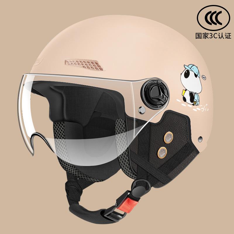 Electric Motorcycle, Battery Car Helmet, Men's and Women's Summer All-season Helmets, Helmets, Winter Universal Half Helmets