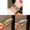 Elegant Flower Jewelry Bracelet With 18k Gold Plating For Womens Fashion Gift