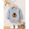 Kids Sweatshirt,Casual and Playful Printed Pattern, Comfortable and Simple Spring and Autumn,Thin Versatile Round Neck Hoodie,Sports Sweatshirt