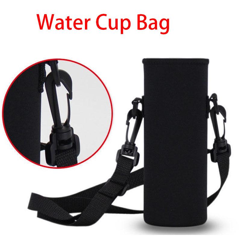Přenosná láhev na vodu Izolovaný neoprenový držák Pouzdro Taška 750ML/1000ML/1500ML Cestovní termoska Obal na hrnek s nastavitelným popruhem