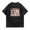 Vintage Retro s Soul R B Music Band Group Print Casual T Shirt vintage Washed fashion Stylish streetwear Unisex Slightly