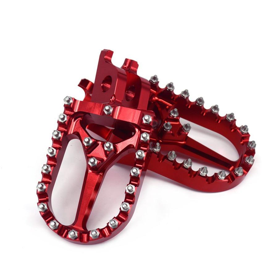 2*Pedals Foot Rests For Honda CR125/250 CRF250R/X CRF450R/X CRF250L/M  KAWASAKI