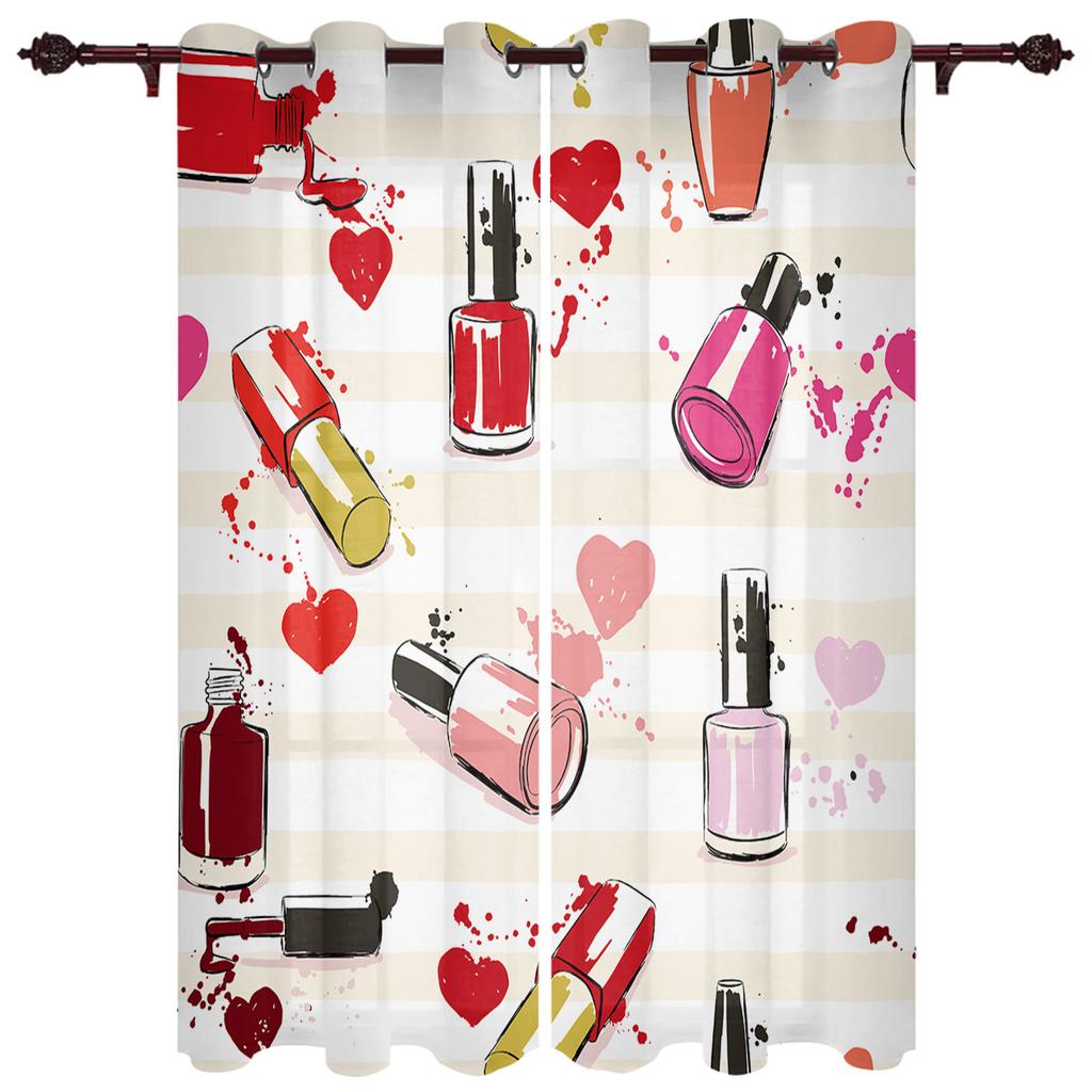 Cosmetic Perfume Lipstick Moisturizer Bedroom Kitchen Living Room Decoration Items Window Curtains for Living Room