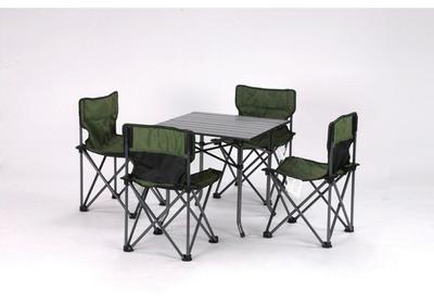 Folding Outdoor Table and Chair Set for Picnics, Beach, BBQ, and Self-Driving Tours